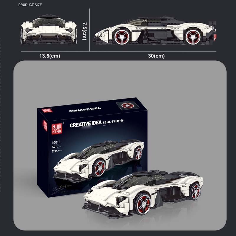 Mould King 10016 New Style Racing Car Model Car Toy Sets Build and Display Model Building Intelligence Electronic Car