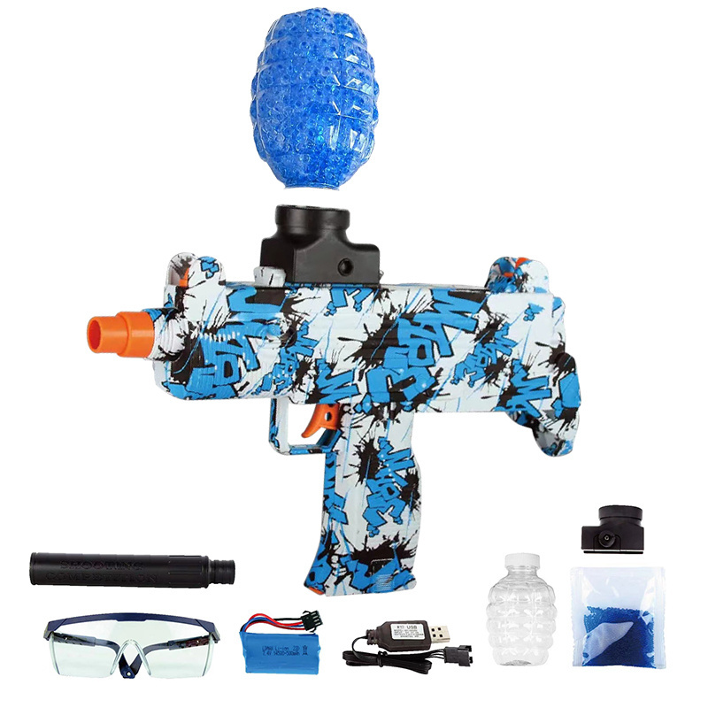 Cheap R Ball Battery Crystals Electric  Hun A Pistol Wholesale P90 2022 Water Beads Blaster Surge Guns Ak47 Gell Orbi Splat Gun