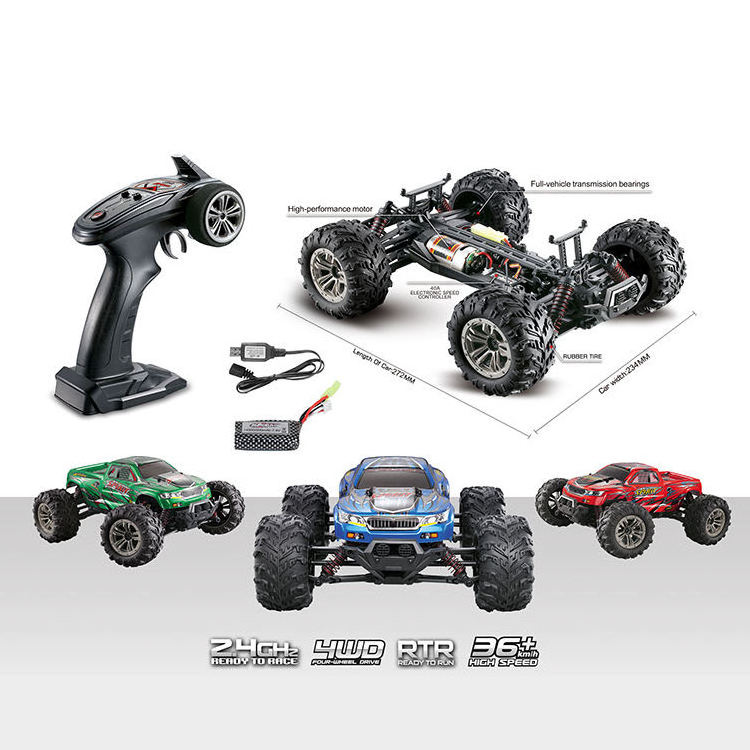 Hot Selling XINLHONG 9130 4WD RC Monster Truck 1/16 High Speed Off-road Vehicle 46km/h For Kids Christmas Gifts