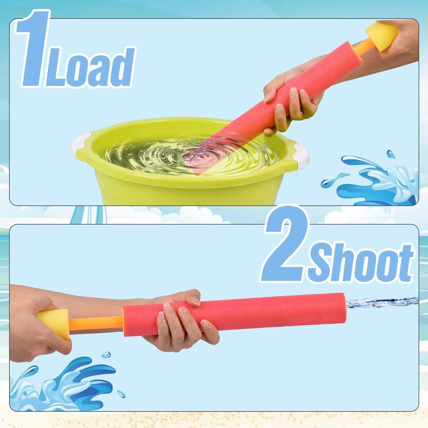 Wholesale Cheap Foam Water Blaster 30CM 35CM Animal Soaker Water Gun Shooter Pump Summer Pool Beach Games Toys EVA Water Pistol