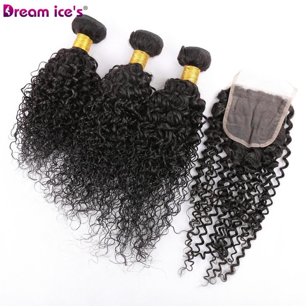 Alibaba Online Sale 8-30inch Cambodian Virgin Hair With Closure 100% Raw Cambodian Curly Kinky Hair With Closure