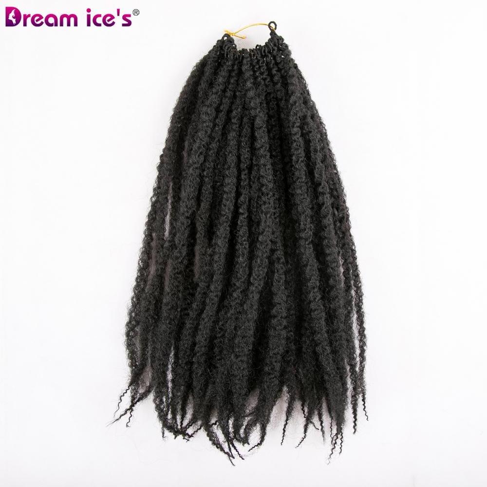 New High quality soft and silky synthetic fiber crochet braid afro kinky braiding hair