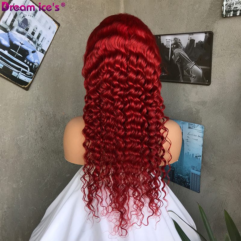 Cheaper Deep Wave Lace Front Wigs For Black Women 28 30 Inch HD Lace Frontal Closure Human Hair Wigs Pre Plucked With Baby Hair