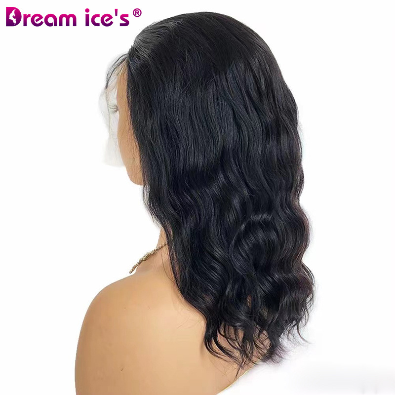 Short Loose Body Wave Wavy Lace Front Human Hair Wigs for Black Women Full Hd Frontal Wig Human Hair Ocean Wave Bob Wigs