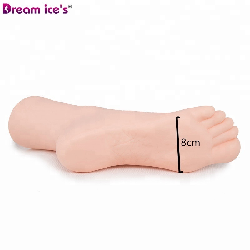 Dream.Ice's Hair Good Quality Flexible Nail Art Practice Hand Movable Fake Model Foot