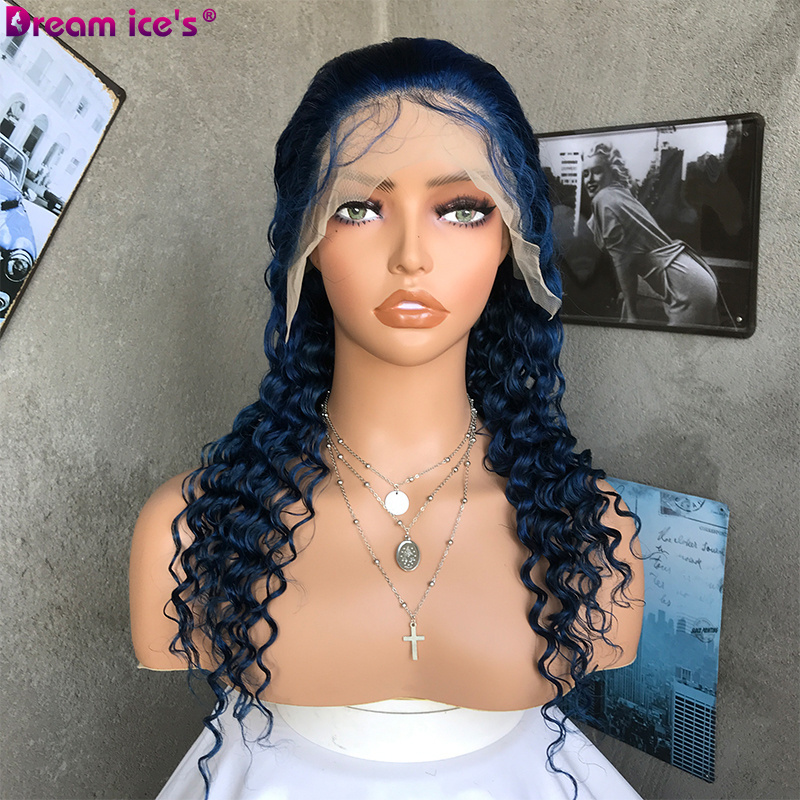 Cheaper Deep Wave Lace Front Wigs For Black Women 28 30 Inch HD Lace Frontal Closure Human Hair Wigs Pre Plucked With Baby Hair