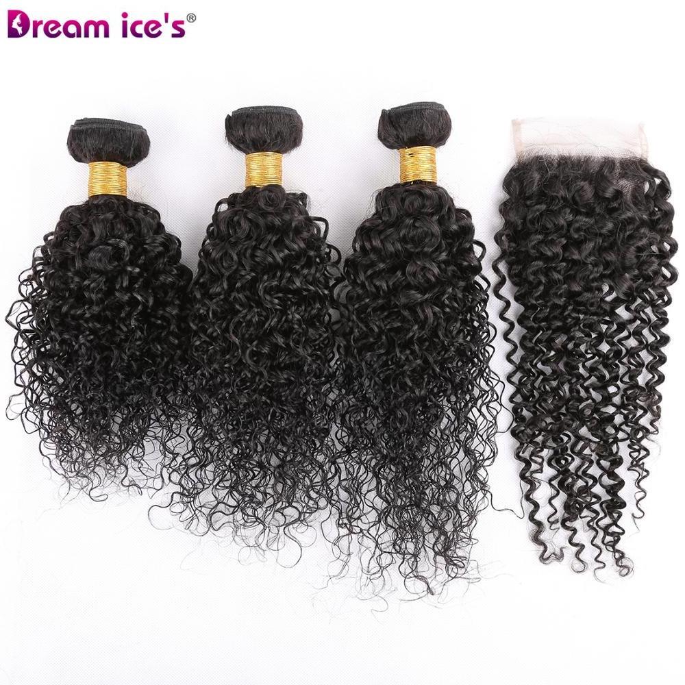 Alibaba Online Sale 8-30inch Cambodian Virgin Hair With Closure 100% Raw Cambodian Curly Kinky Hair With Closure