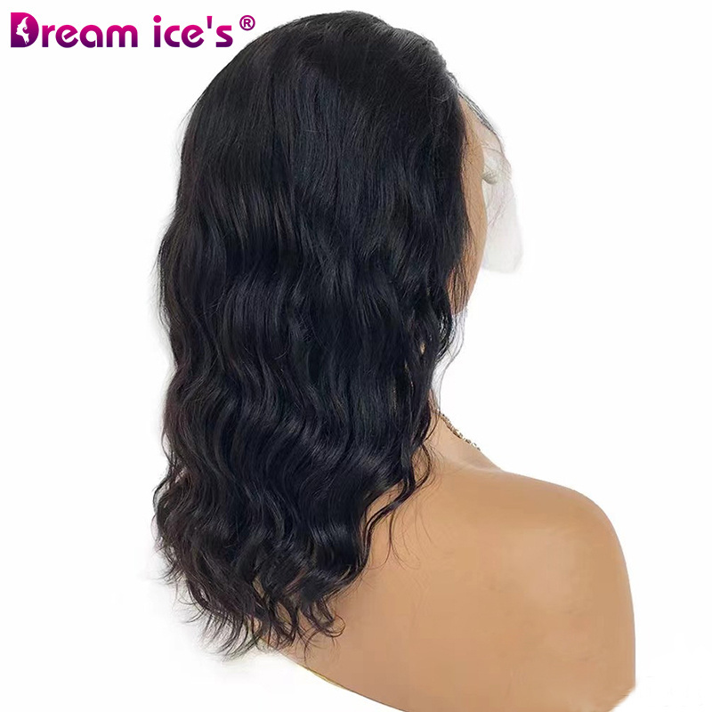 Short Loose Body Wave Wavy Lace Front Human Hair Wigs for Black Women Full Hd Frontal Wig Human Hair Ocean Wave Bob Wigs