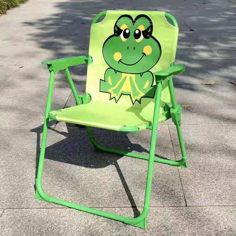 Wholesale Junior Chair for Toddlers Cartoon Design Portable Square Folding Camp Chair for Kids