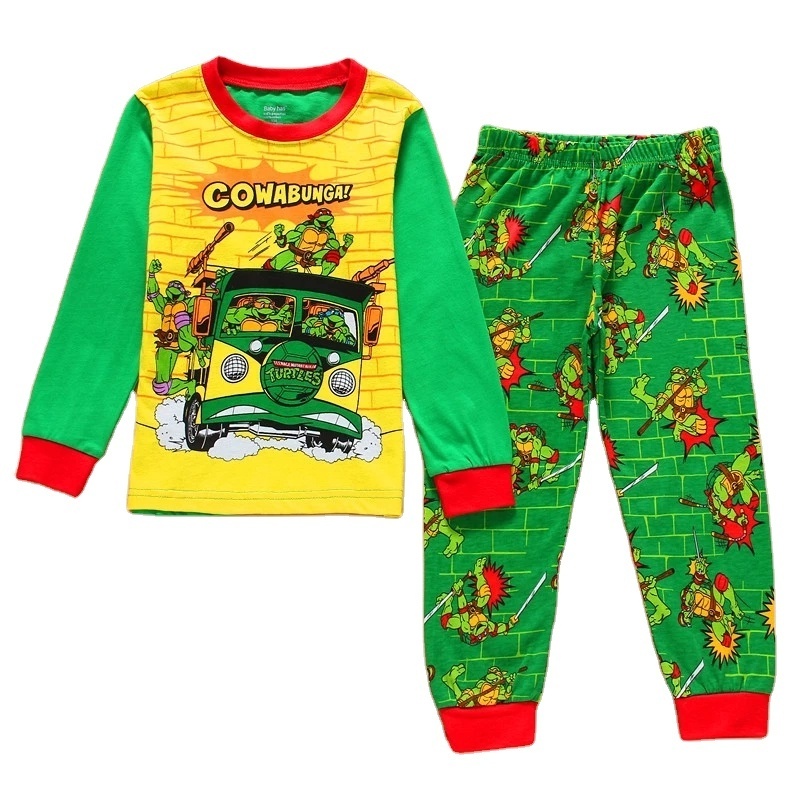 Top Selling Guangzhou kids clothing 100% cotton popular cartoon boy sleepwear