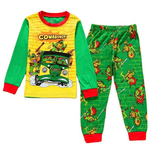 Top Selling Guangzhou kids clothing 100% cotton popular cartoon boy sleepwear