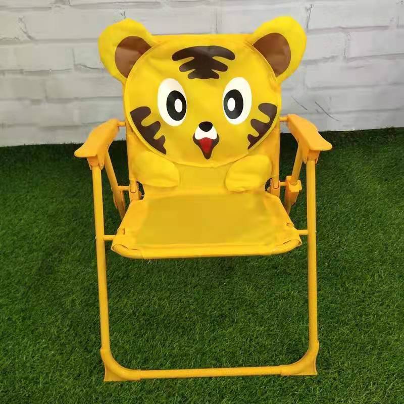 Wholesale Junior Chair for Toddlers Cartoon Design Portable Square Folding Camp Chair for Kids