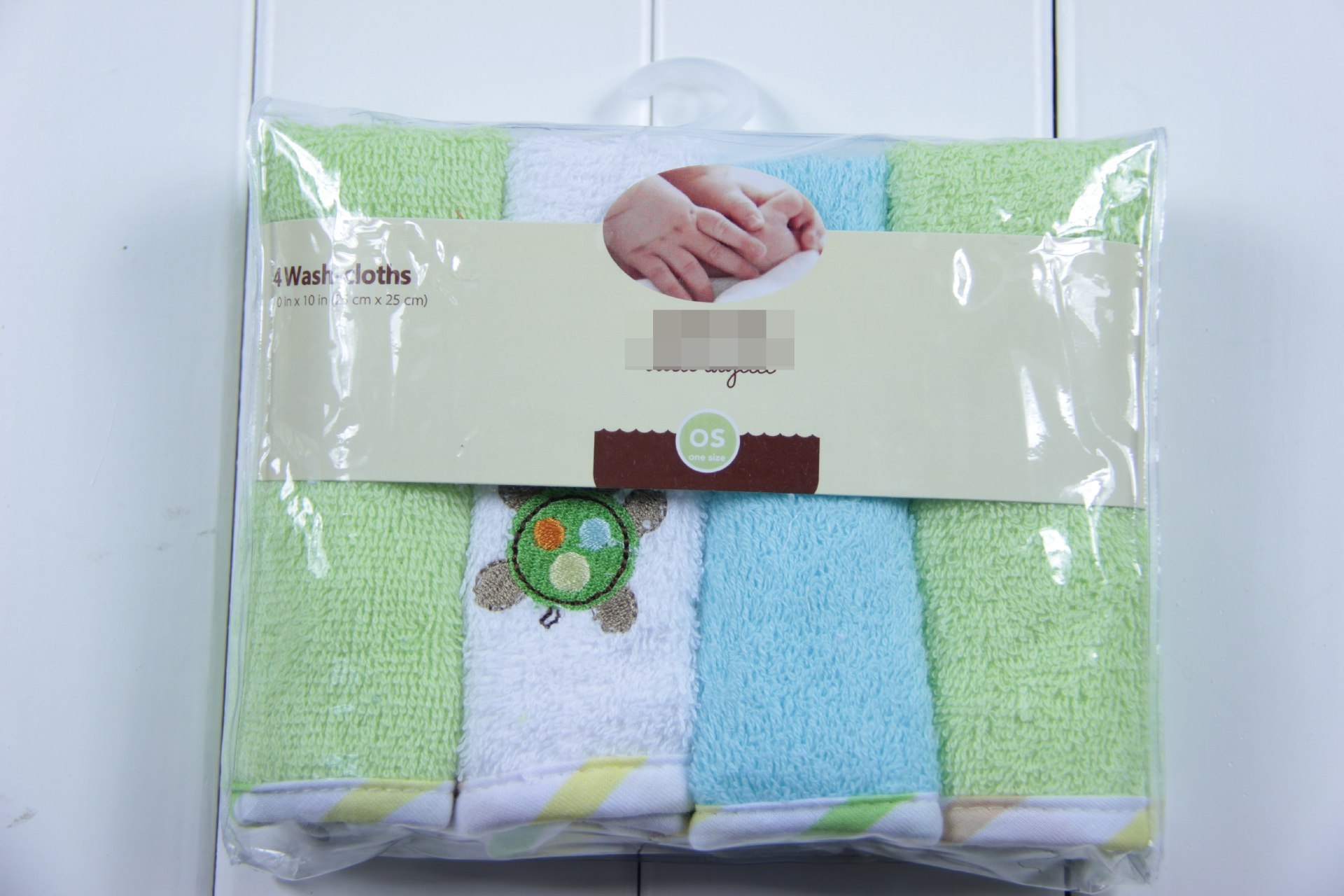 Good Selling Infant Face Cloth 25*25cm Cotton Baby Face Towels 4pcs Pack Baby Small Towels