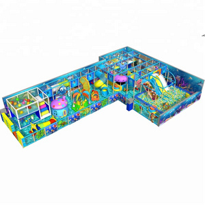 Commercial attractive plastic kids play ground soft games indoor playground equipment with slide