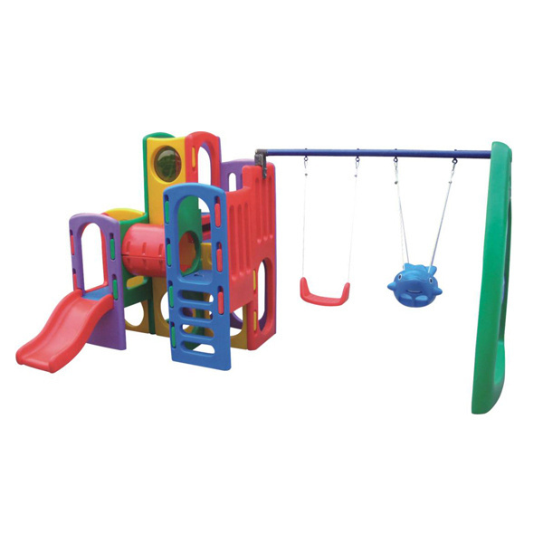 Cheap Kids Toy Indoor Outdoor Kids Plastic Baby Swing And Slide Play Set