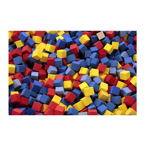 Fire resistance polyurethane foam cubes for trampoline park