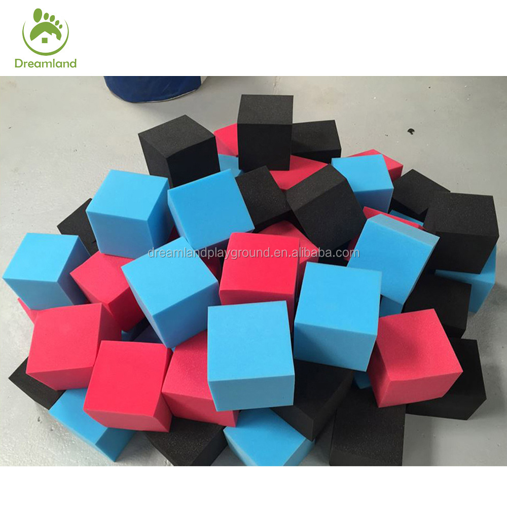 Safety Colorful Eco-friendly Gymnastics Foam Pit Cubes/Blocks