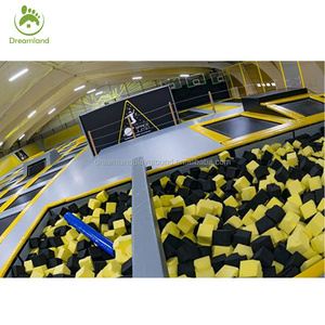 Fireproof Polyurethane foam pit cubes and foam pit blocks for Indoor Trampoline Park