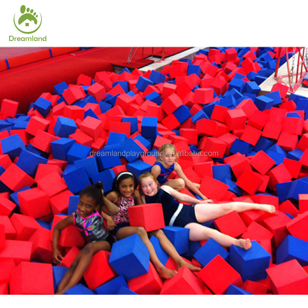 Safety Colorful Eco-friendly Gymnastics Foam Pit Cubes/Blocks