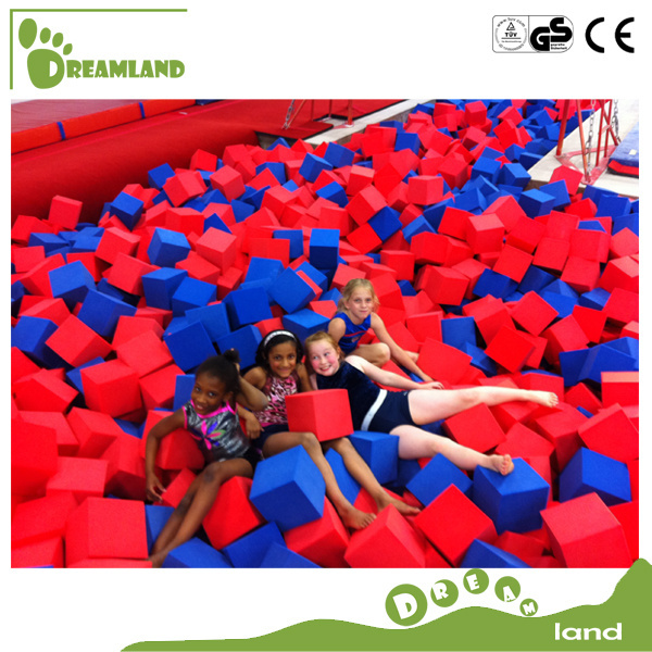 Fire resistance polyurethane foam cubes for trampoline park