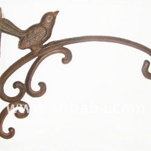 cast iron bird plant hanger