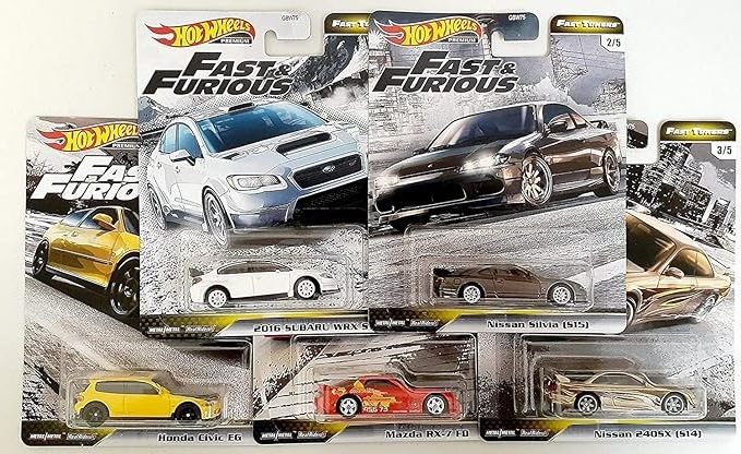 Hot Wheel diecast car model  Nissan Skyline GT R, Fast & Furious 5/5 [Orange]