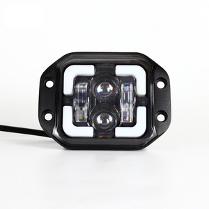 High quality  3.5 inch LED square work light hid offroad lights 12v offroad light for jeep