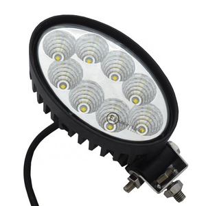 6 Inch EMC 40w Oval Led Tractor Work Light Flood Beam Black Grey Led Lamp Light Agriculture Lighting For John Deere Tractor Lamp