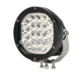 7 inch round 90w led driving light with 18 LED bulbs 10w each for offroad truck off-road JEEP