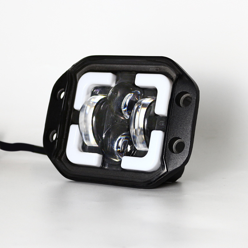 High quality  3.5 inch LED square work light hid offroad lights 12v offroad light for jeep