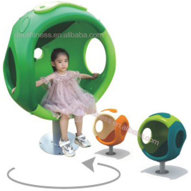 Dream kids outdoor indoor unpowered cozy pod spinner seat playground equipment for children