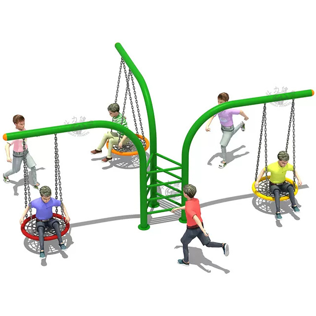 Dream customizable outdoor large swing play set playground equipment for children and adults