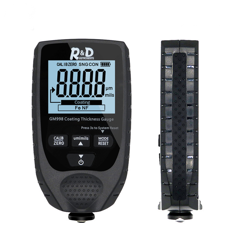 GM998 Digital Car Paint Coating Thickness Gauge 0-1500 um Fe & NFe Coating Thickness Meter