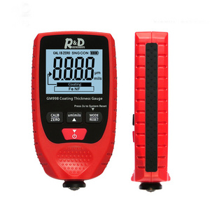 GM998 Digital Car Paint Coating Thickness Gauge 0-1500 um Fe & NFe Coating Thickness Meter