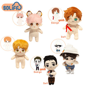 Design Your Own Doll 3D Face Plush Doll China Custom Plush Doll Stuffed Toys Plush Kpop Star Doll Plush Toy