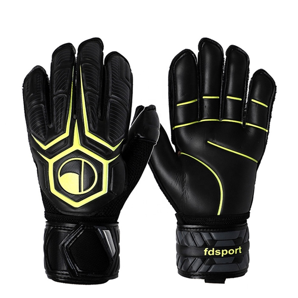 Best New Latex Grip Goalkeeper Gove Rubberized Material Professional Football Goalie Gloves