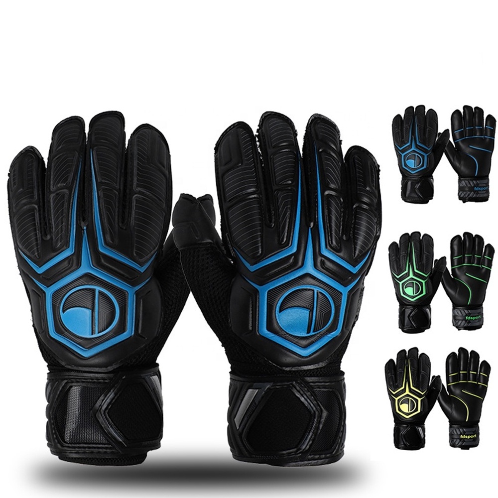 Best New Latex Grip Goalkeeper Gove Rubberized Material Professional Football Goalie Gloves