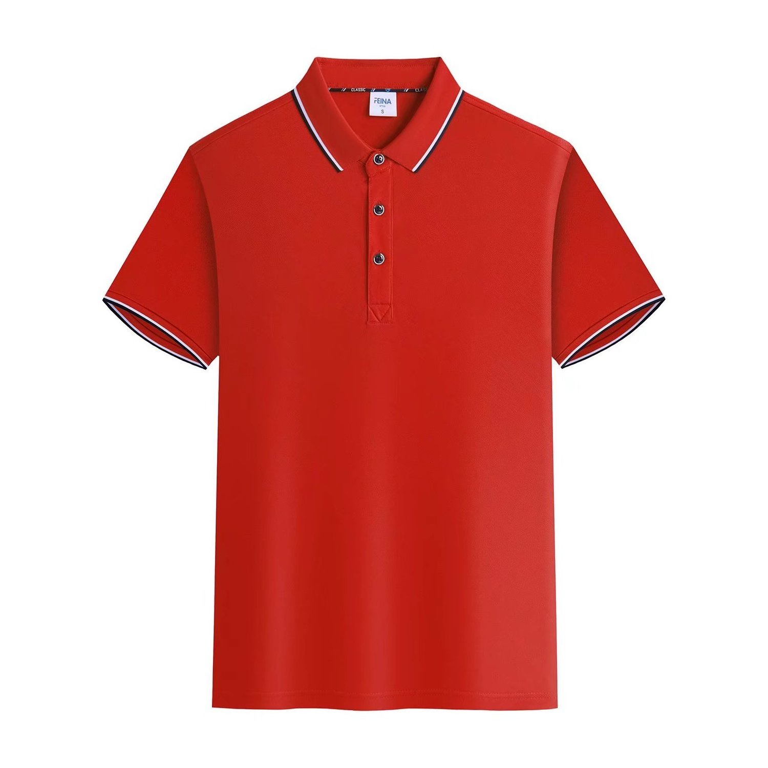 Custom Embroidered Print Logo Polo Shirts Plain 100% Cotton Polyester Mens T Shirt Polo