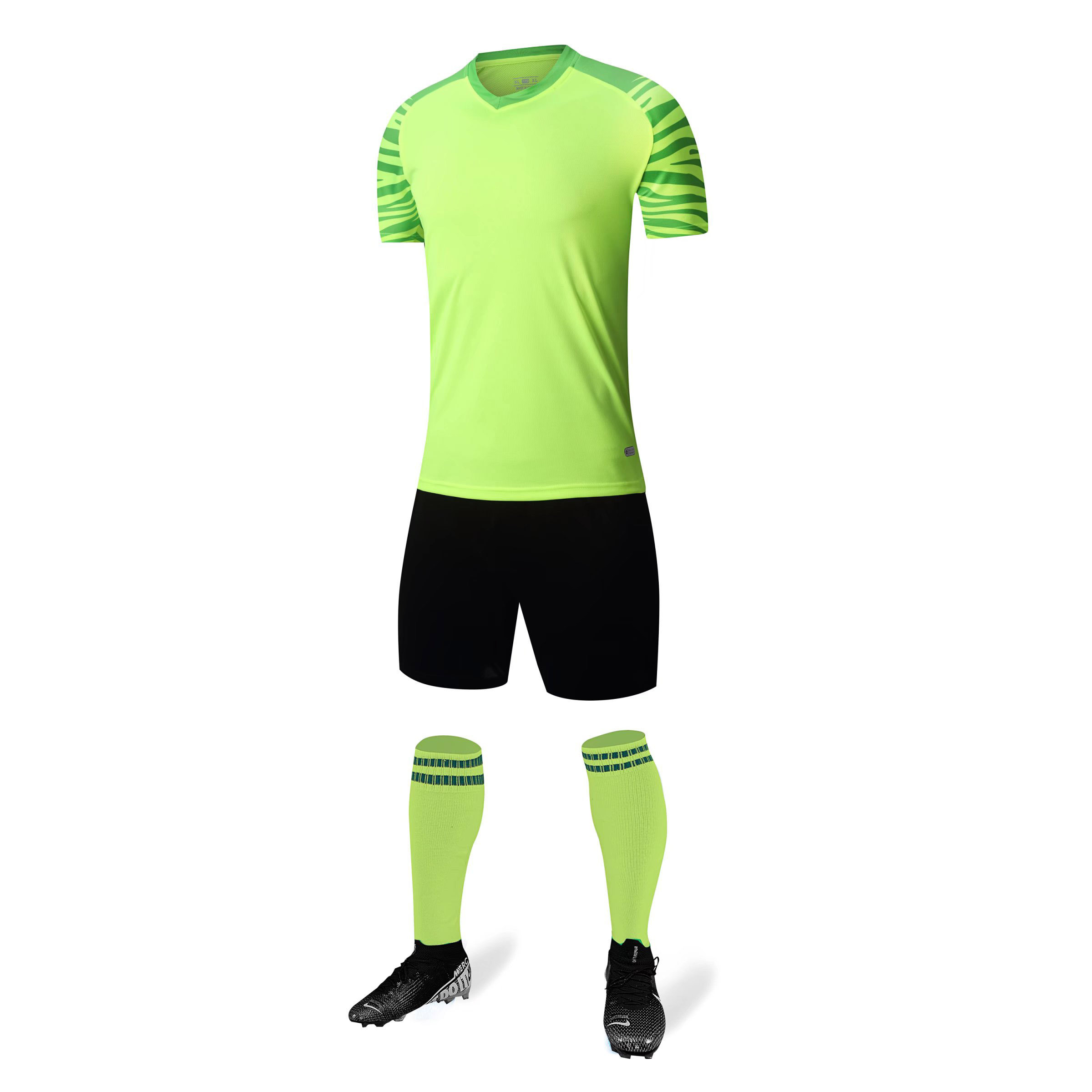 2022 Polyester Cotton Solid Color Men's Soccer Wear Breathable Round Neck Custom Football Jersey