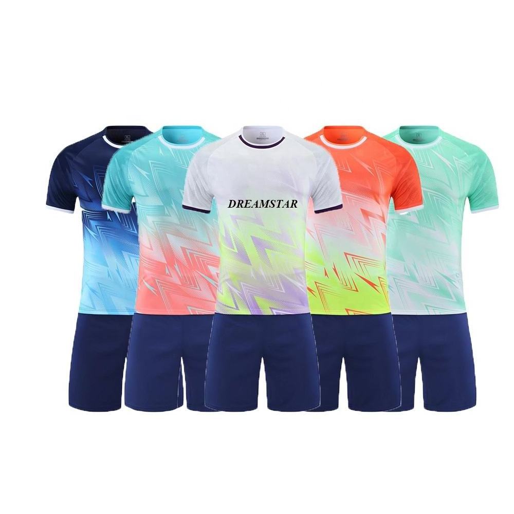 Wholesale Custom Quick Dry Jersey Soccer Uniform Sublimation Football Uniform Blank Soccer Jersey