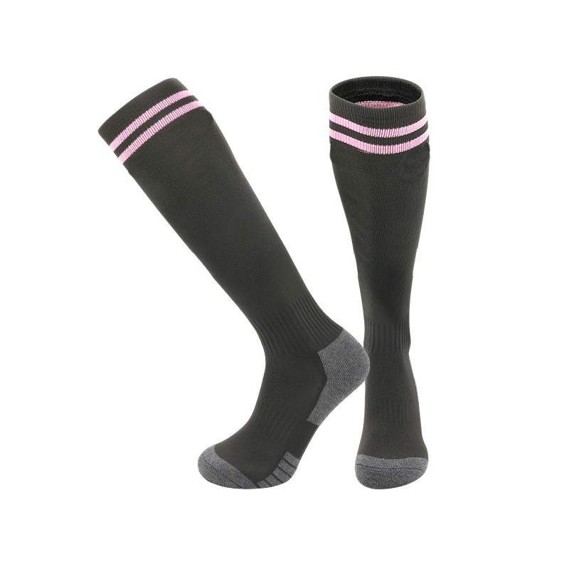 New 2023 Club Soccer Socks Pink Breathable Deodorant Men Football Socks