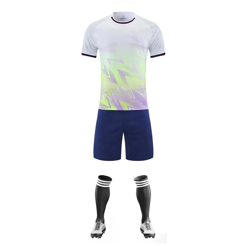 Wholesale Custom Quick Dry Jersey Soccer Uniform Sublimation Football Uniform Blank Soccer Jersey