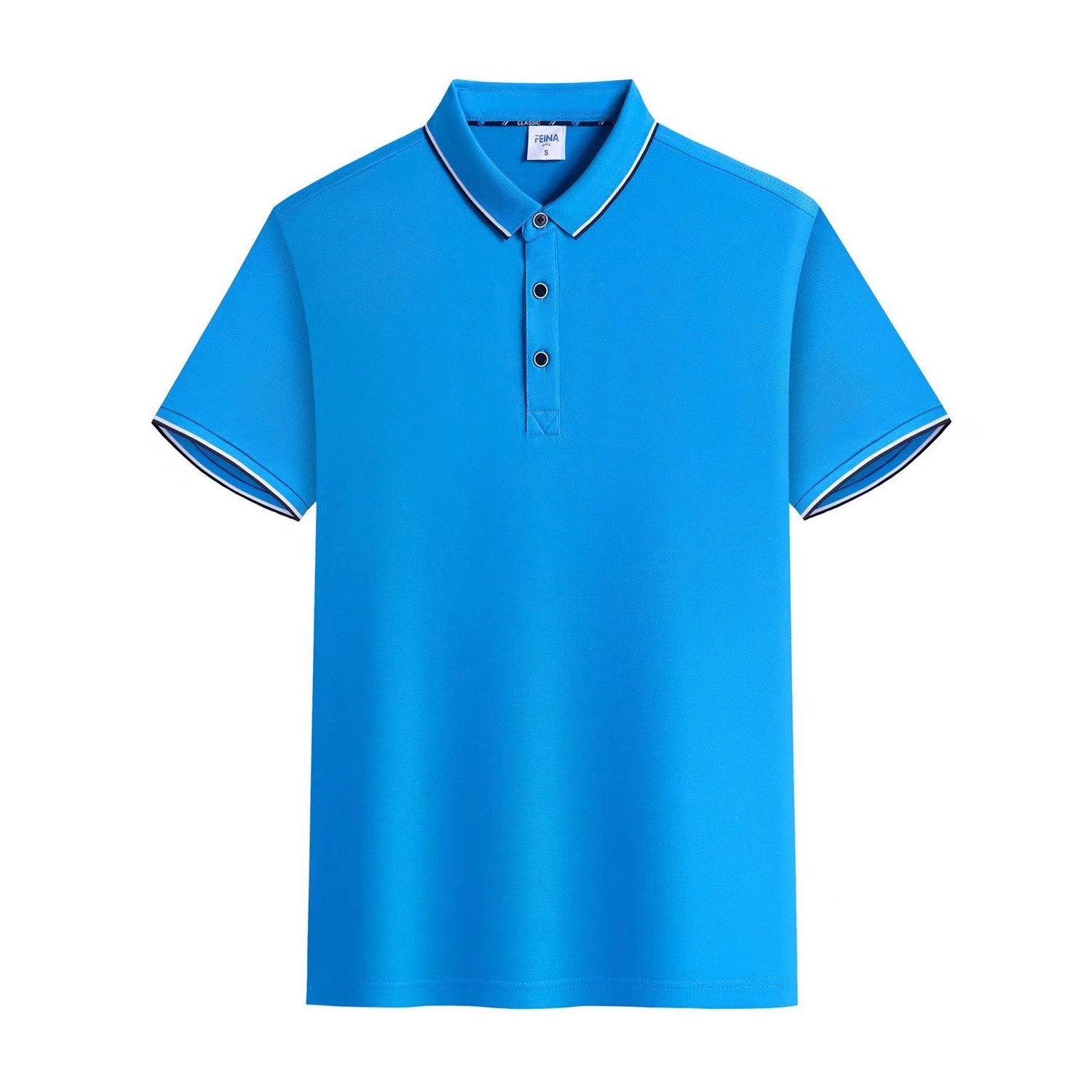 Custom Embroidered Print Logo Polo Shirts Plain 100% Cotton Polyester Mens T Shirt Polo