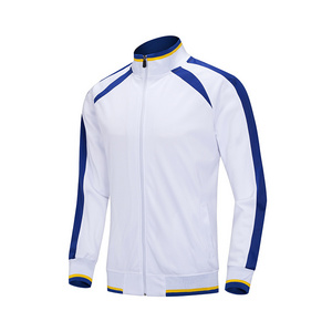 Wholesale Polyester Soccer Jacket Club Team Logo Football Tracksuit Men Sport Soccer Tracksuit