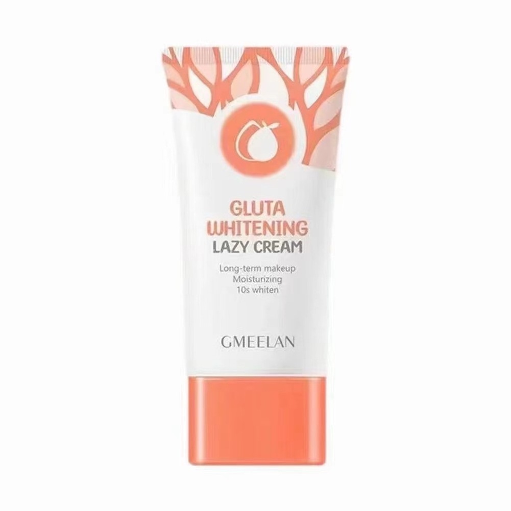 GMEELAN Gluta Whitening Lazy Cream Niacinamide Brightening Skin Long Lasting Moisturizing Skin Whitening Cream