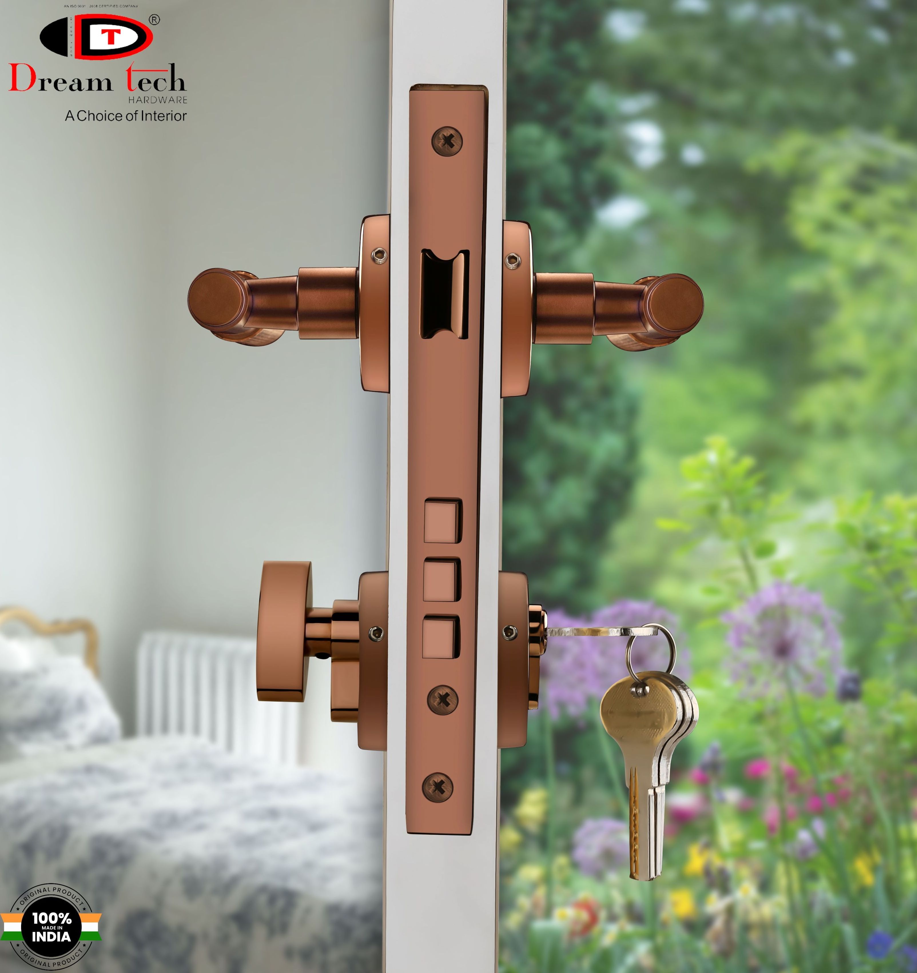 Wholesale Factory Supply Lever Handle with Lock for Home and Office Door Application Door Handles from India