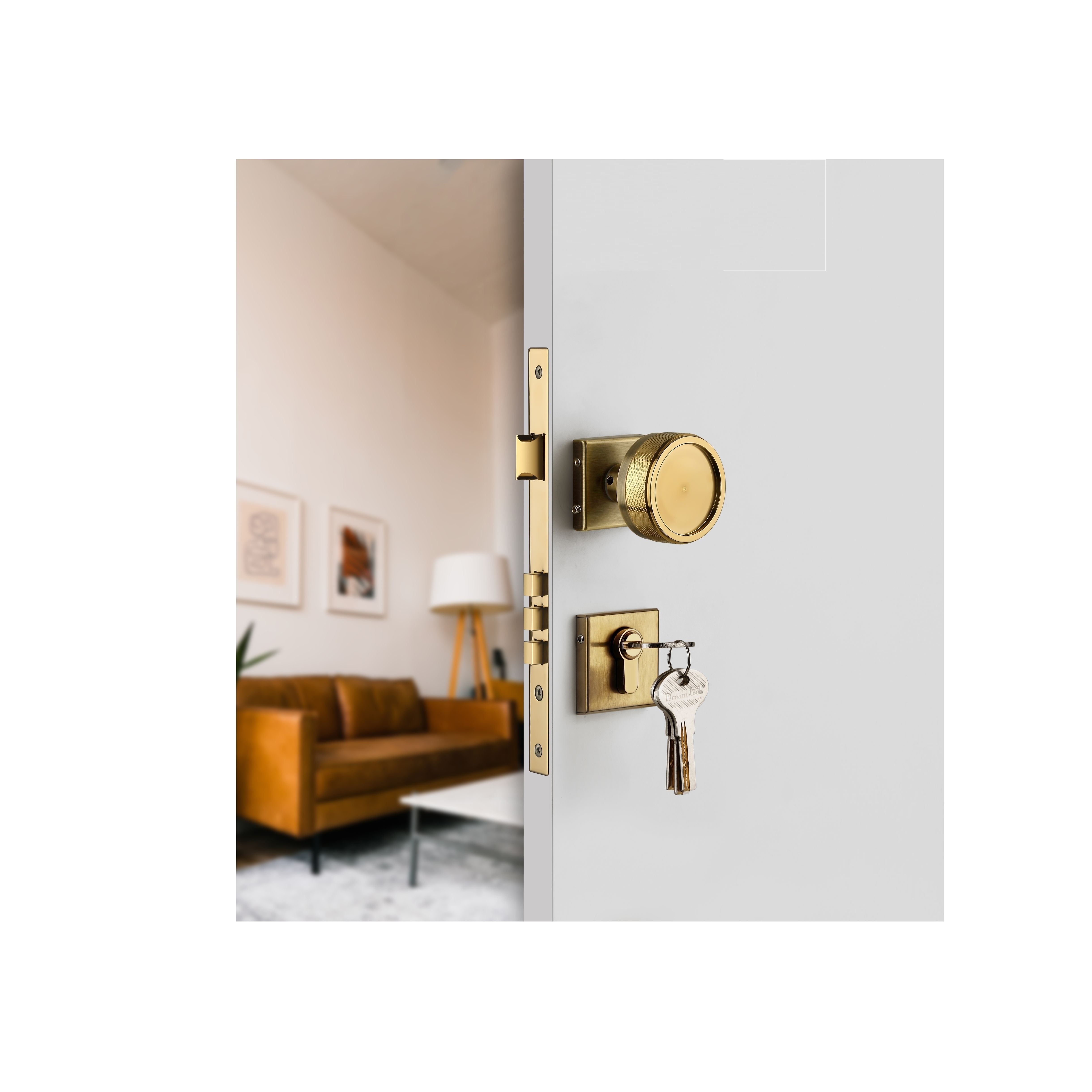 Most Selling Mortise Door Handle with Lock for Hotel Guest Room and Suite Doors Application from India