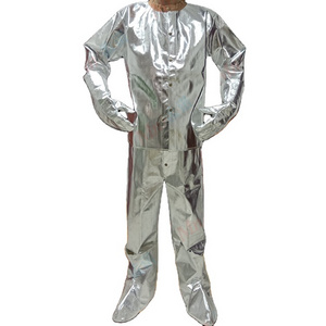 Customized new low-priced anti-high temperature aluminum foil fireproof and heat insulation clothing suits