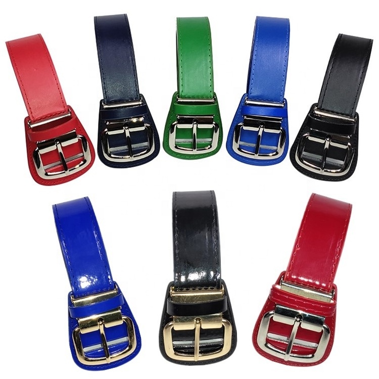 Adult Men Women Adjustable OEM Logo Custom Printing Fashion Sports Golf Athletic Uniform PU Leather Belts Softball Baseball Belt