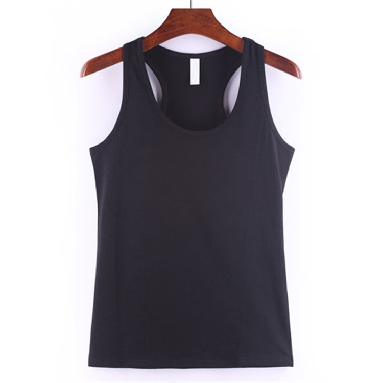 wholesale cotton spandex lady girl women Sports Gym Fitness Yoga work out vests oem logo custom vest women's tank top